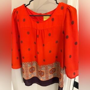 Maeve from Anthropologie red top size 8
